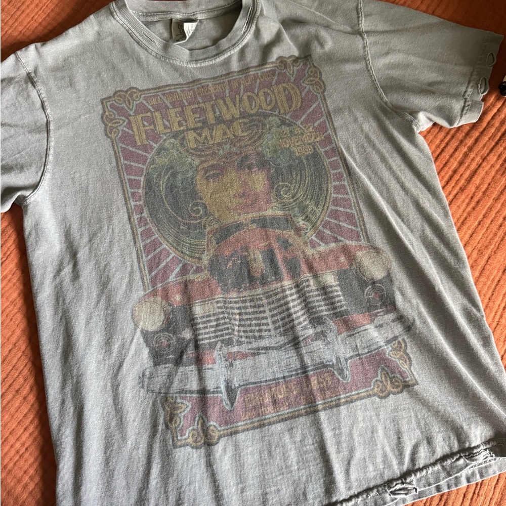 Fleetwood Mac Graphic comfort colors T-Shirt - Gray